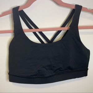 Lululemon black energy bra - size 6